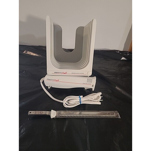 Presto Pride Bread Slicing System With Slicing Guide And Electric Knife - Picture 1 of 6